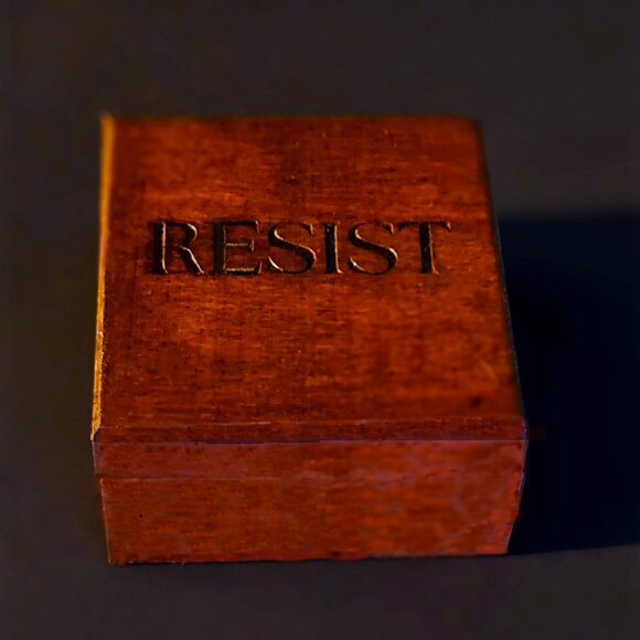 Anti-Trump Unisex Bracelet Patriotic Political Gift for a Combat Veteran. Resist - Picture 8 of 10